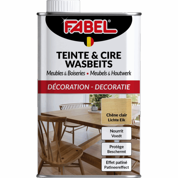 Teinte et cire
