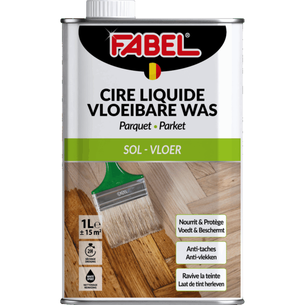 Vloeibare was parket