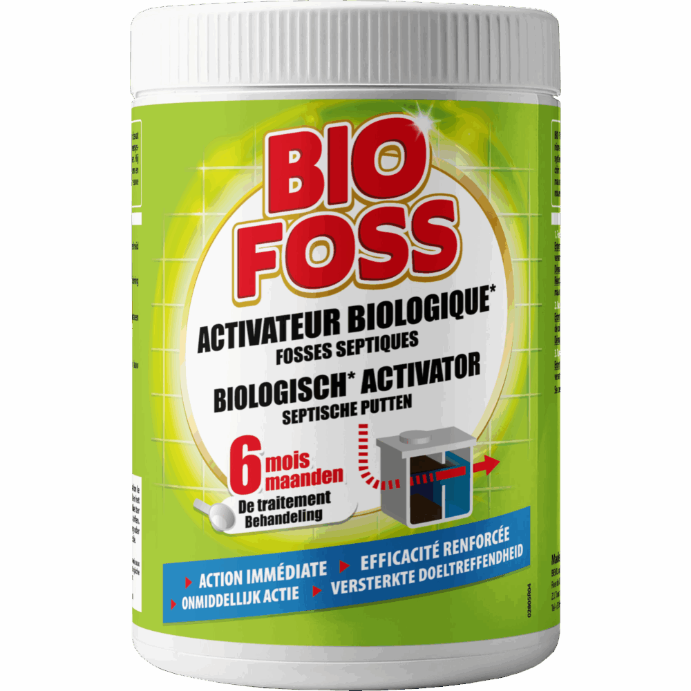 Activateur biologique fosses septiques