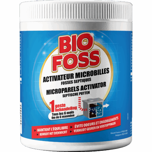Microparels activator septische putten