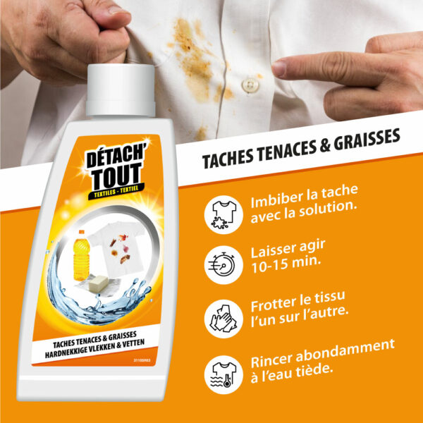 Stain remover stubborn stains & grease
