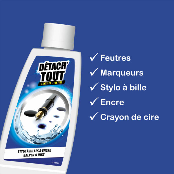 Détachant stylo à bille & encre