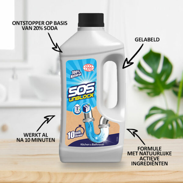 Ontstopper afvoerleidingen ecocert