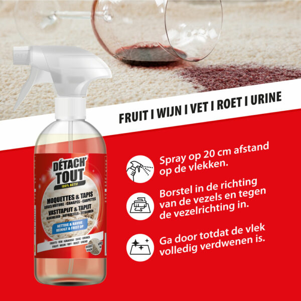 Vlekverwijderaar vasttapijt & tapijt