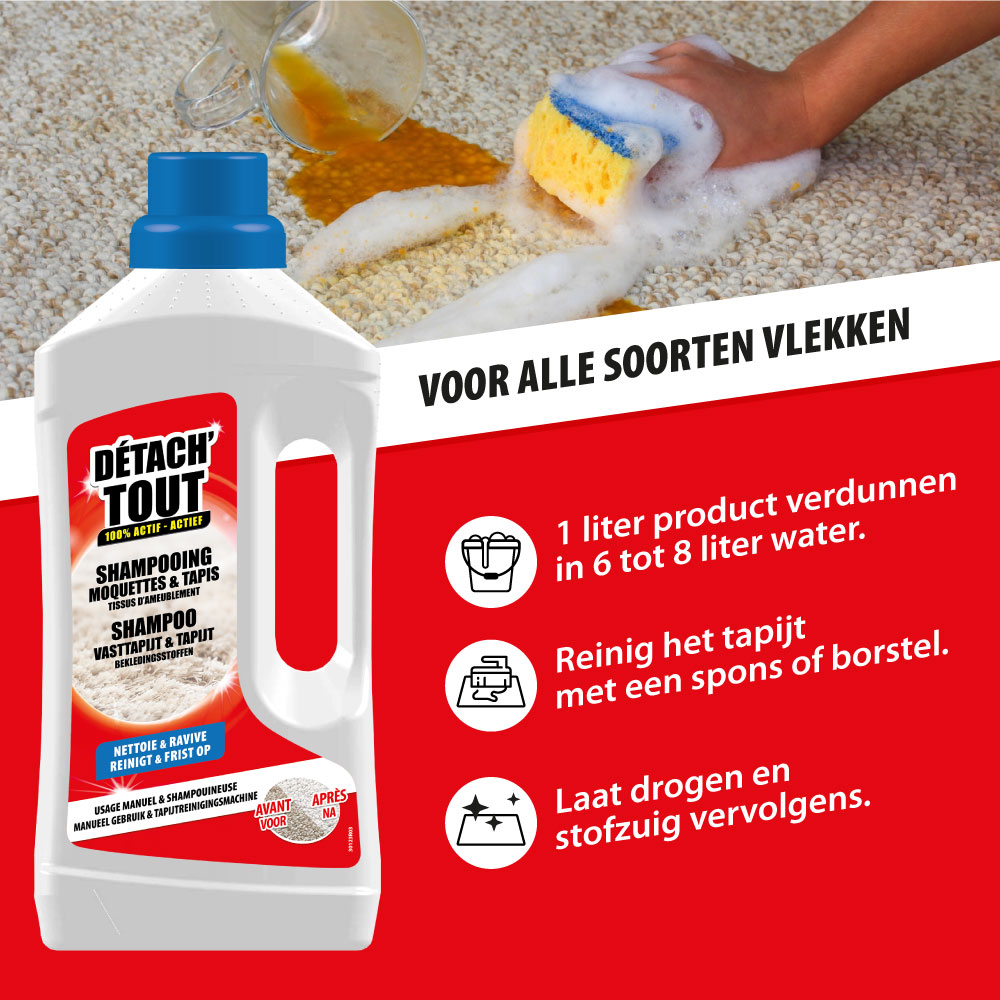 Vlekverwijderaar vasttapijt & tapijt