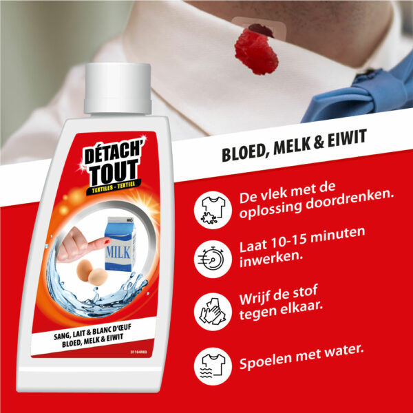 Vlekverwijderaar bloed, melk & eiwit