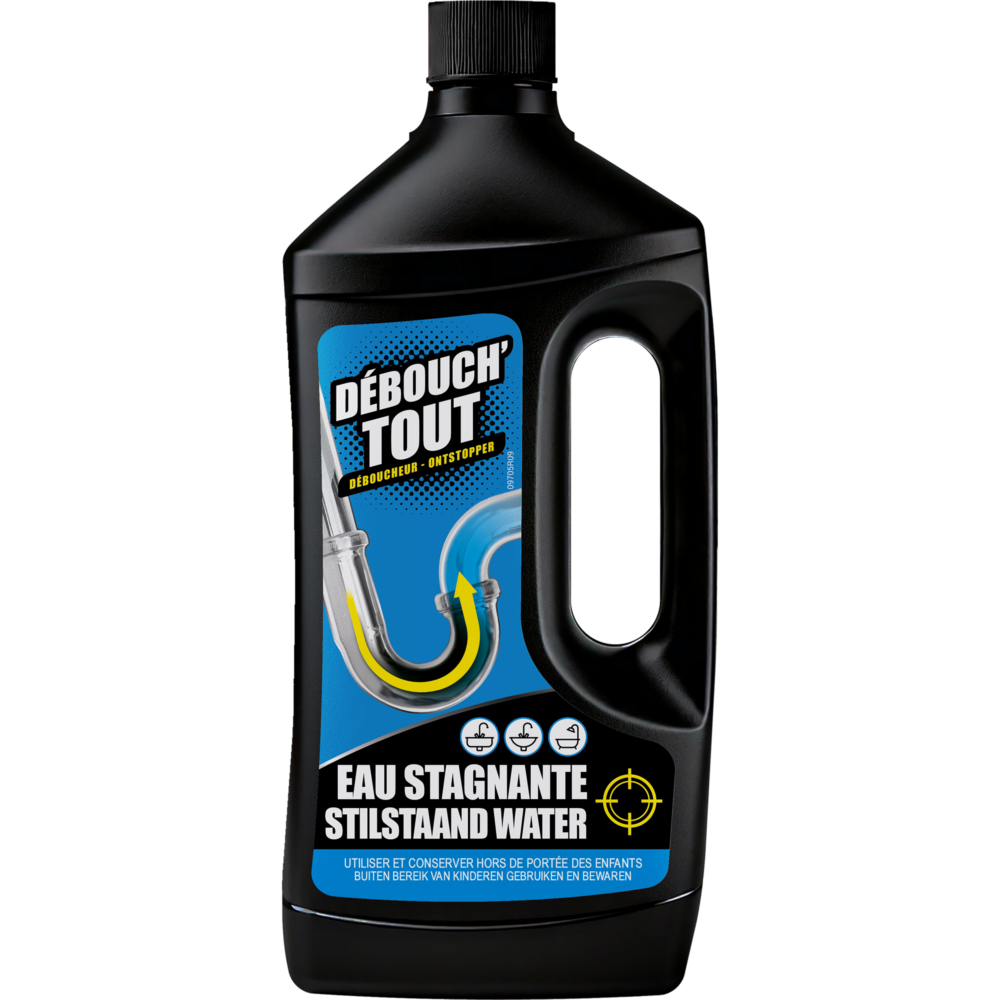 Déboucheur eau stagnante